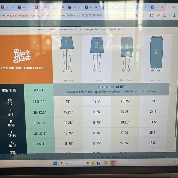 RipSkirt Hawaii Wrap Skirt CoverUp Size XL Length 1 Floral 15” Pockets Vacation - Picture 8 of 8